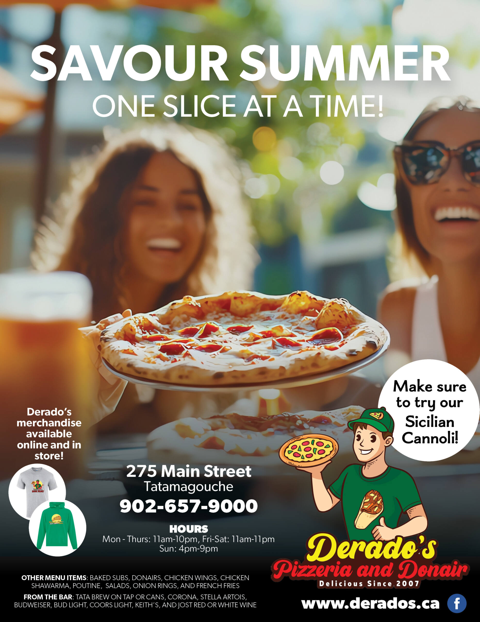 Derados Pizzeria and Donair in Tatamagouche, Nova Scotia