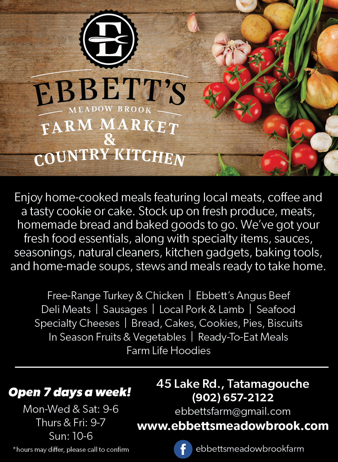 Ebbett's Farm Market & Country Kitchen in Tatamagouche, Nova Scotia